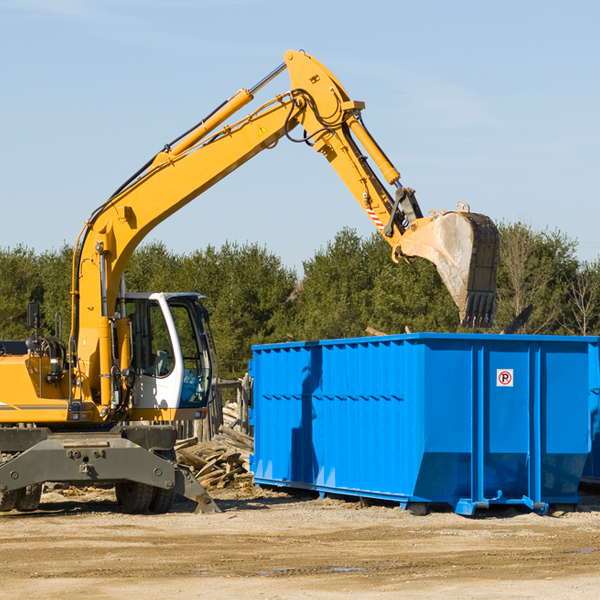 how does a residential dumpster rental service work in Au Sable MI